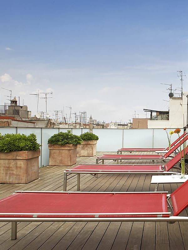 Terraza del Mercer House Bòria BCN