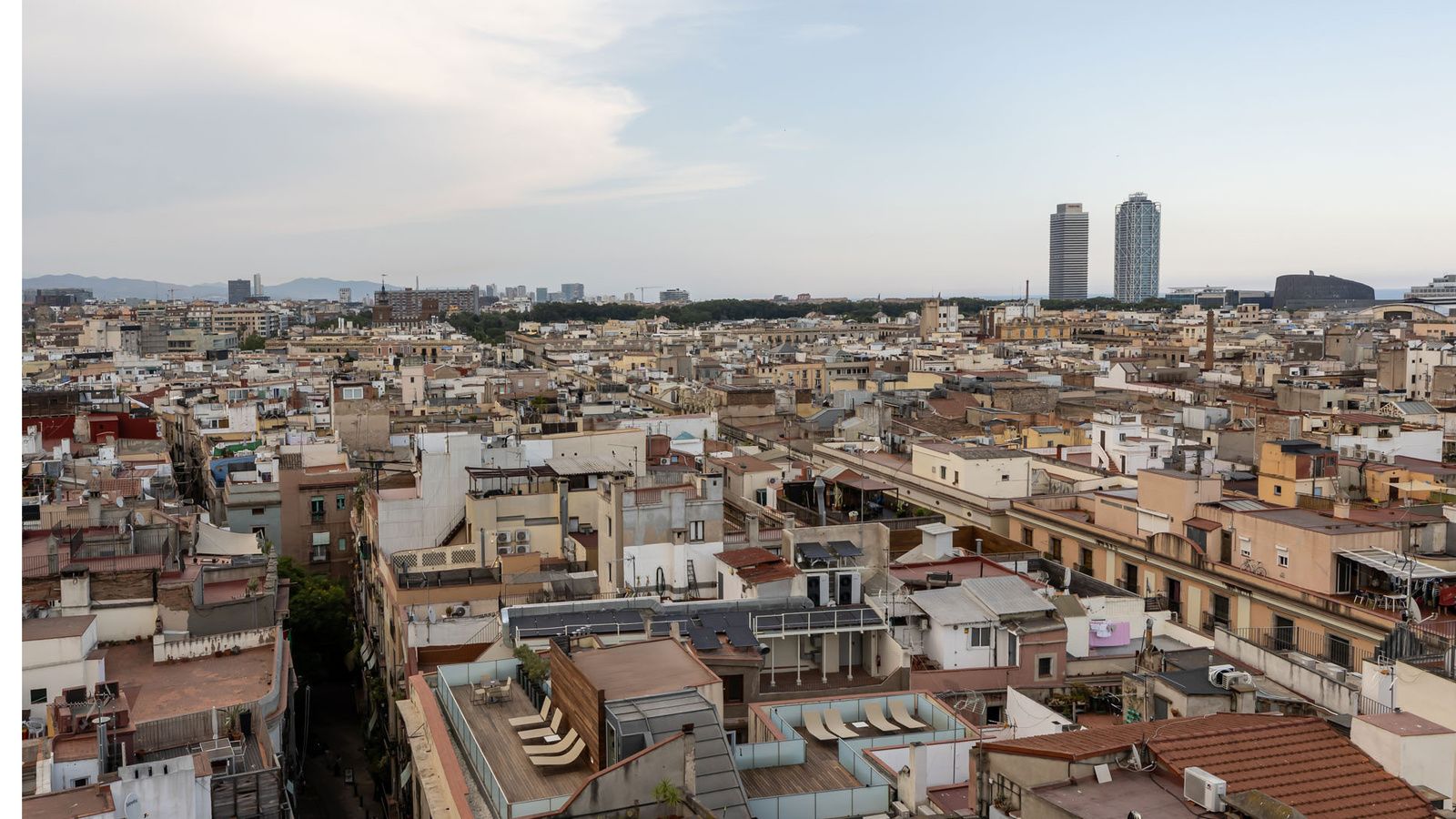 Hotel Mercer House Bòria BCN rooftop views