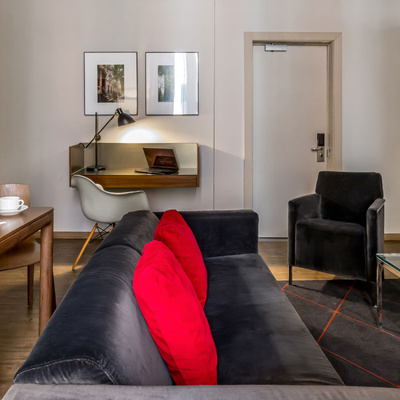 Junior Suite of the Hotel Mercer House Bòria BCN
