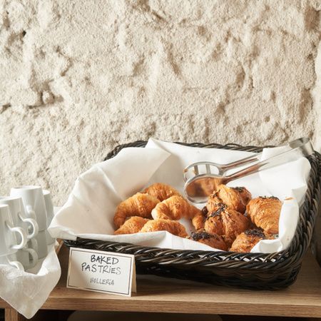 Breakfast pastries at the Mercer House Bòria BCN